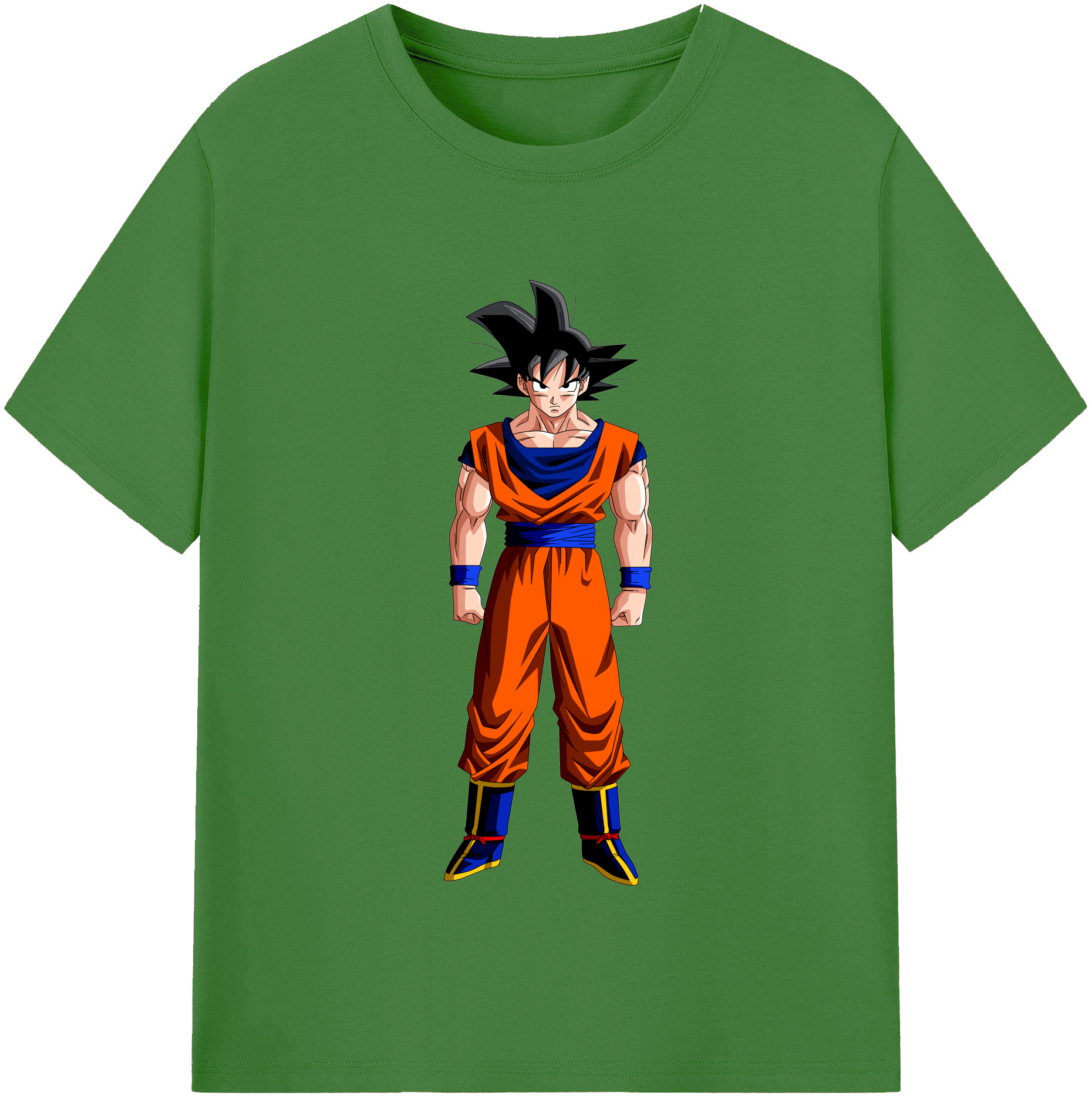 （画像用） ドラゴンボール 孫悟空（そん ごくう）Son Goku カカロット DRAGON BALL Kakarotto レディースカジュアルプリントTシャツ（綿100％）